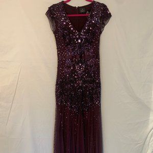 Adrianna Papell Beaded Evening Gown